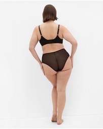 City Chic - Poppy Hi Waist Cheeky Brief