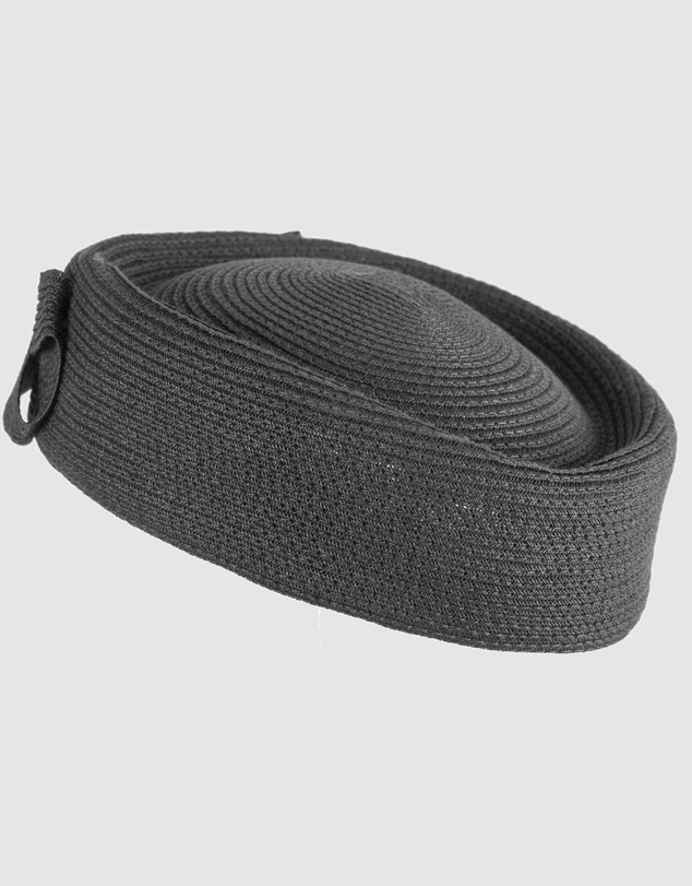 Max Alexander - Black Braid Pillbox Hat