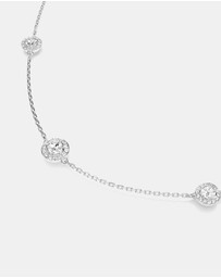Swarovski - Una Angelic Strandage, Round Cut, White, Rhodium-Plated