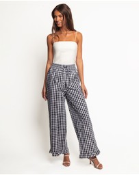 Petal & Pup - Marina Pant - Black Gingham