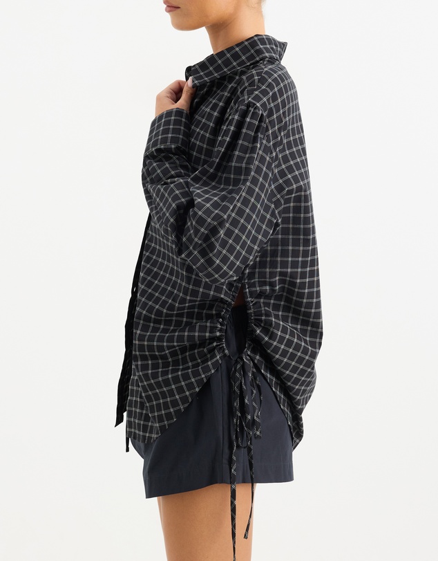 Calli - Lucy Drawstring Check Shirt