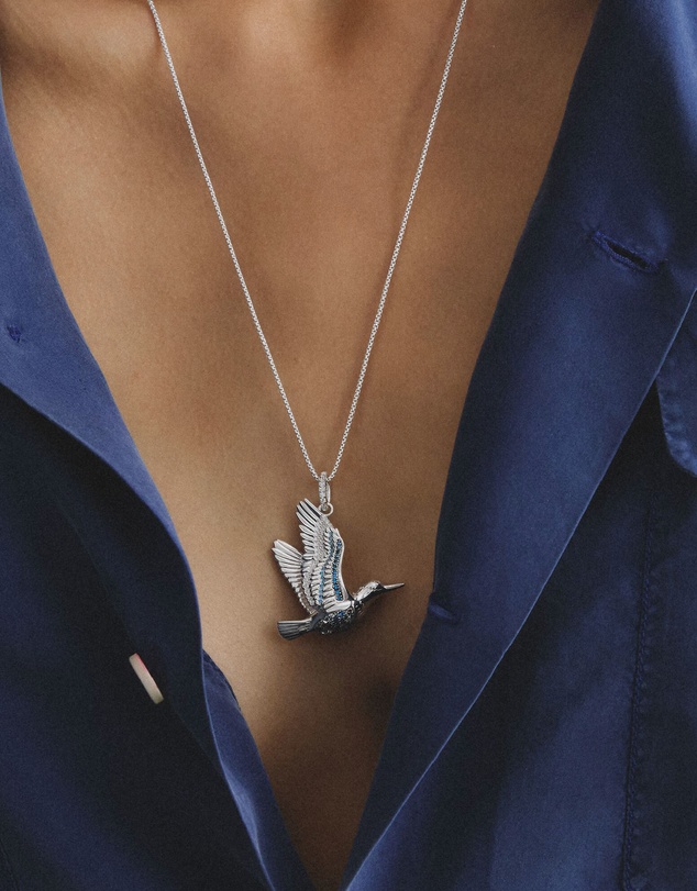 THOMAS SABO - THOMAS SABO Pendant kingfisher with stones