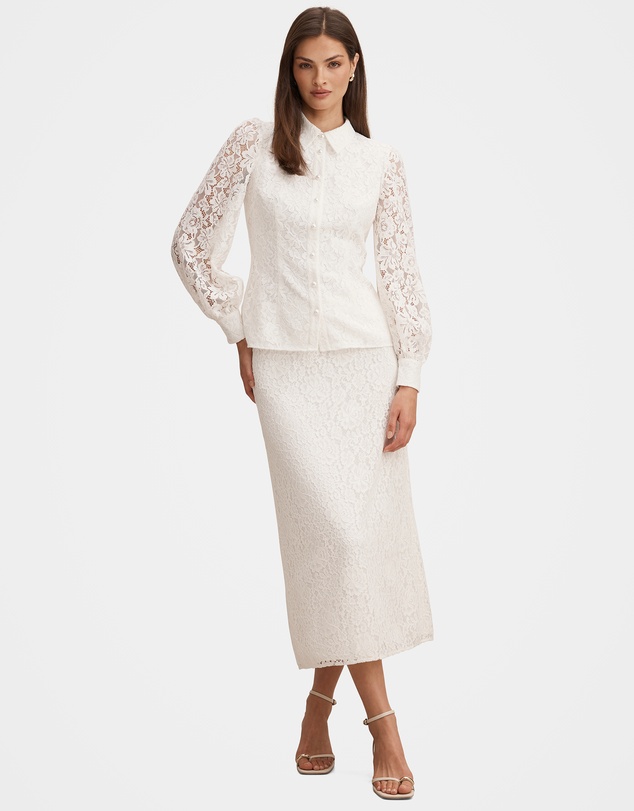 Forever New - Loretta Lace Midi Skirt
