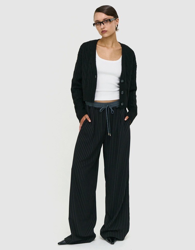 Staple the Label - Salem Cable Knit Cardigan