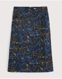 Seasalt - Seasalt Cornwall Navy Forest View Skirt