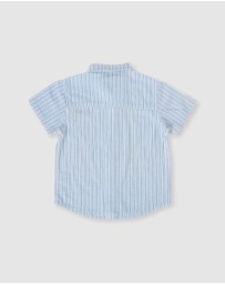 Goldie + Ace - Sailor Stripe Holiday Shirt - Babies-Kids