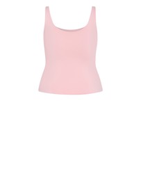 City Chic - Plus size Arami Top - soft coral