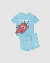 Crywolf - SHORT SLEEVE RASH VEST SET Fresh Lobster