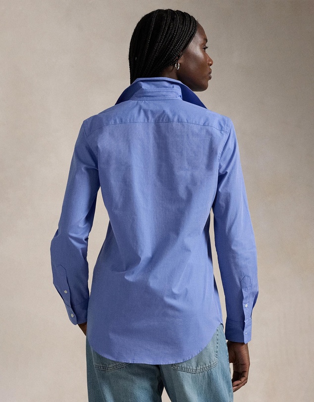 Polo Ralph Lauren - End-On-End Stretch Slim Fit Cotton Shirt - The ICONIC Exclusive