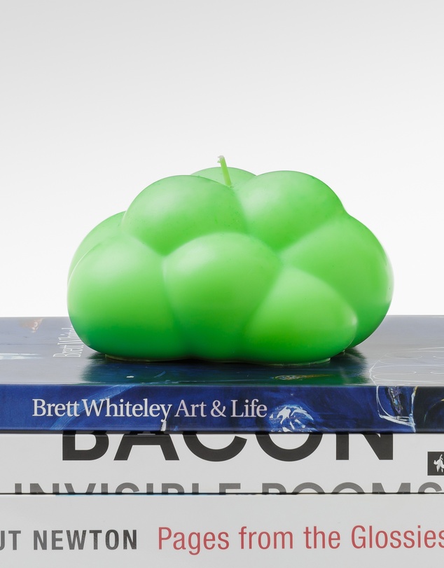 XRJ Celebrations - Blobbies Cumulus Neon Green Candle