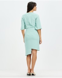 Honey and Beau - Don't Be Shy Tie Dress
