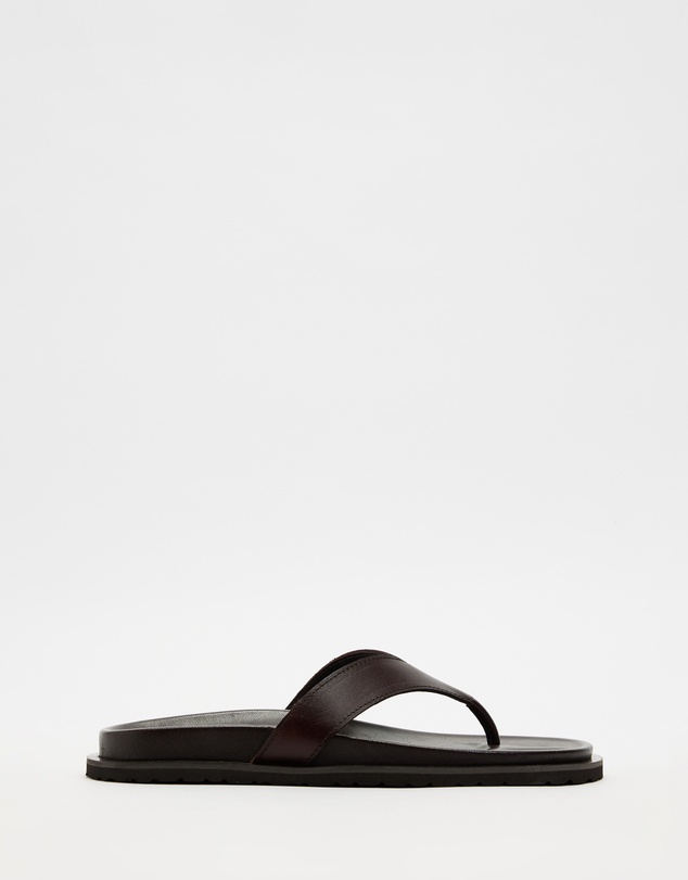 Atmos&Here - Azure Leather Thong Sandals