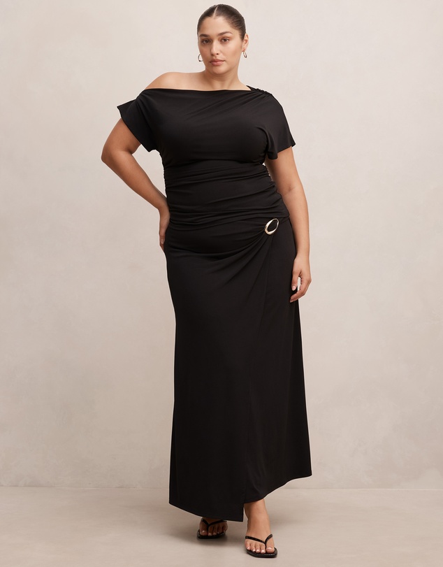 Forever New Curve - Sofia Curve Hardware Wrap Skirt