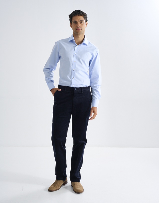 3 Wise Men - 3 Wise Men Cord Trouser - Navy