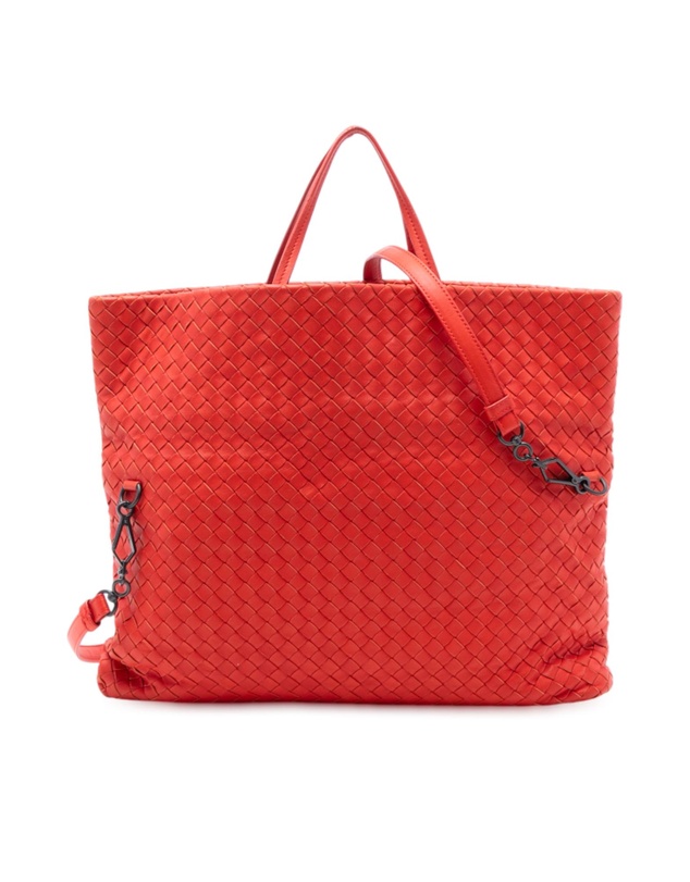 Pre-Loved by Azura Reborn - Pre-Loved Nappa Intrecciato Fold Over Satchel
