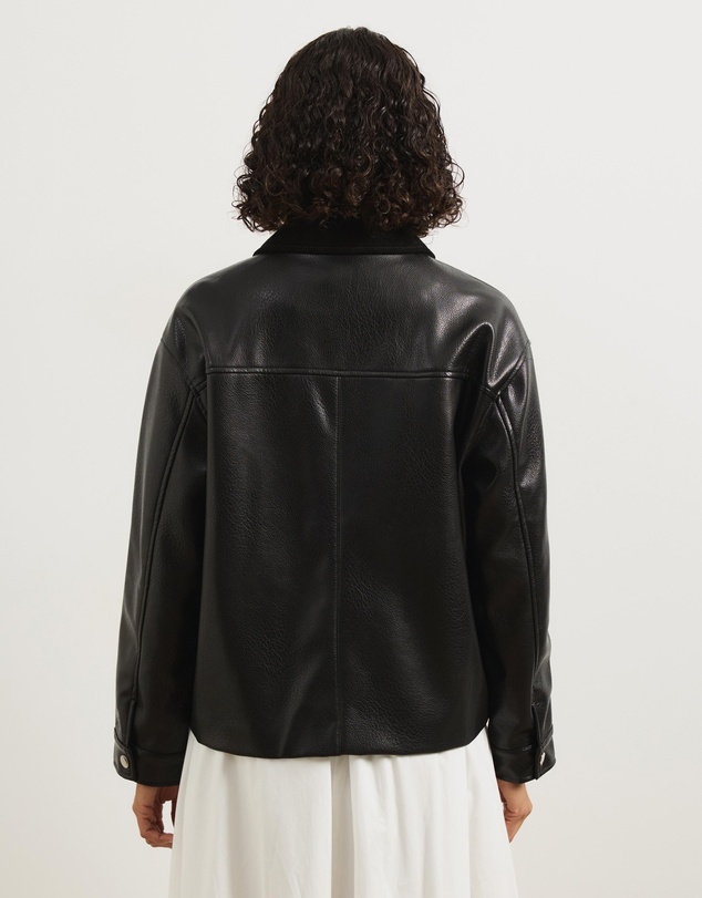 Atmos&Here - Mabel Leather Look Jacket