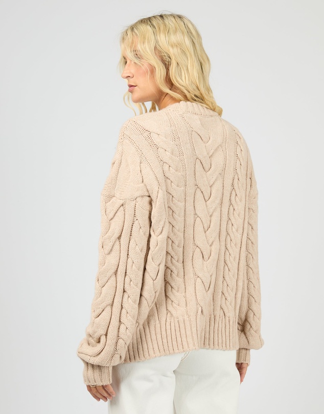 All About Eve - Higgins Cable Knit Oat