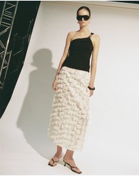 Lover - Este Ruffle Midi Skirt