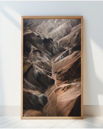 Olive et Oriel - Landmannalaugar by Witold Ziomek Art Print