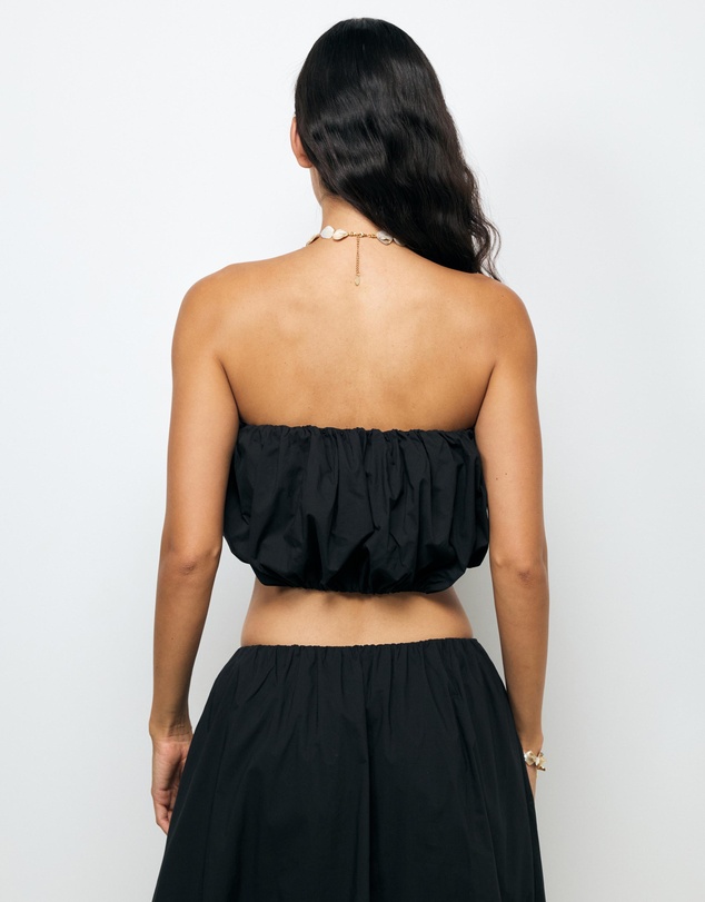 AERE - Quill Strapless Top