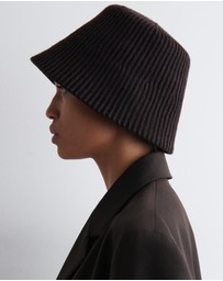 COS - Ribbed Wool-Blend Bucket Hat