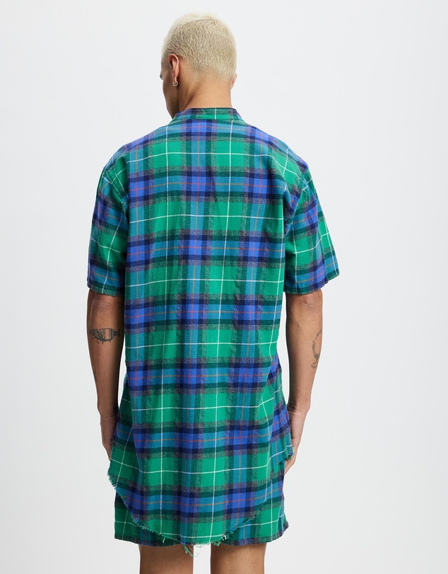 Surrounded By Ghosts - The Silver Slim Cotton Flannelette Shirt