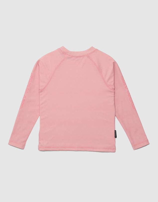 Crywolf - LONG SLEEVE RASH VEST Pink
