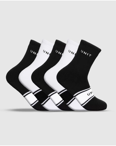 UNIT - UNIT Crew Ladies Bamboo Socks (5 Pack)