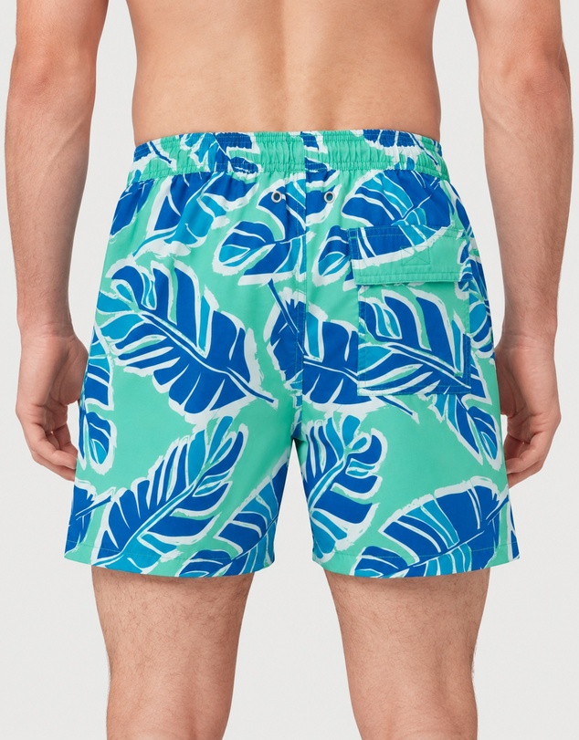 Tom & Teddy - Banana Leaf Swim Shorts