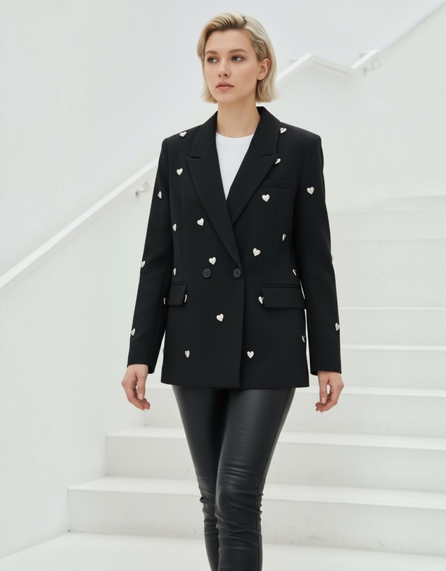 Mossée - Kaia Oversize Heart Blazer