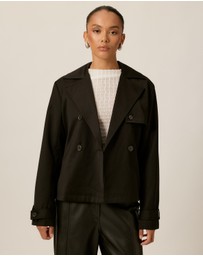 Tussah - Alex Cropped Trench Coat