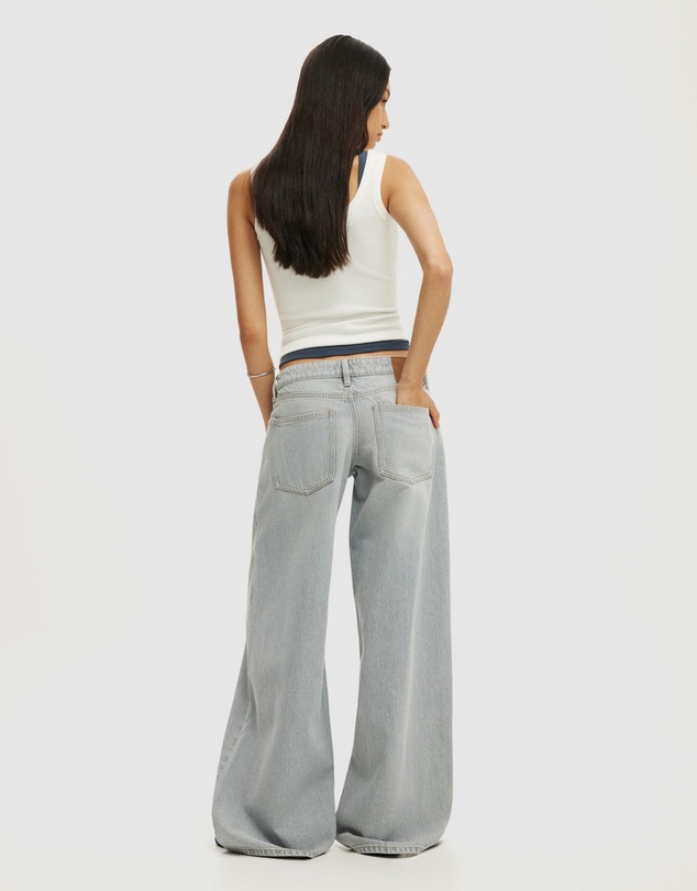 Cotton On - Low Rise Wide Jeans