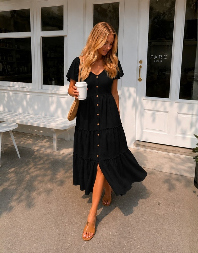 Esther & Co - Celie Dress - Black