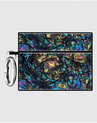 Flaunt - Flaunt Abalone Shell with Silver Clip Case for AirPod Pro 3