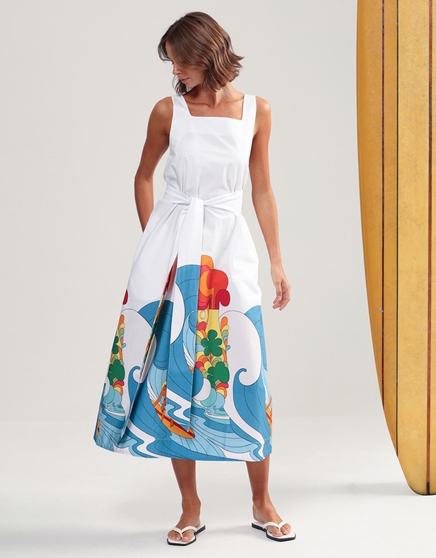 Binny - Hang Ten Midi Dress