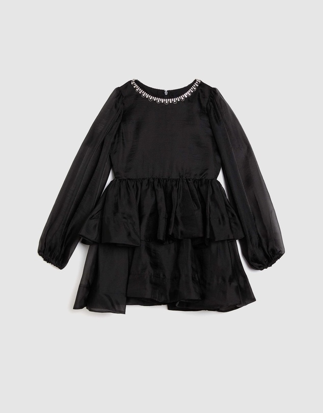 Bardot Junior - Wednesday Organza Trim Dress - Kids-Teens