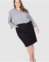 Love Your Wardrobe - Margot Bengaline Skirt