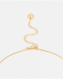 Lovisa - Waterproof Gold Plated Stainless Steel Pull Through Lariat Necklace
