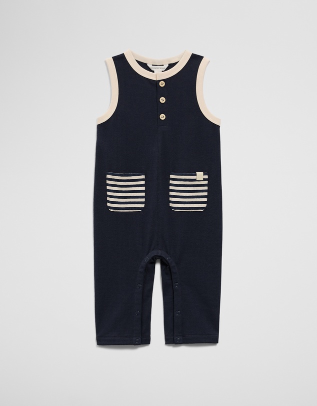 Country Road - Sleeveless Textured Romper