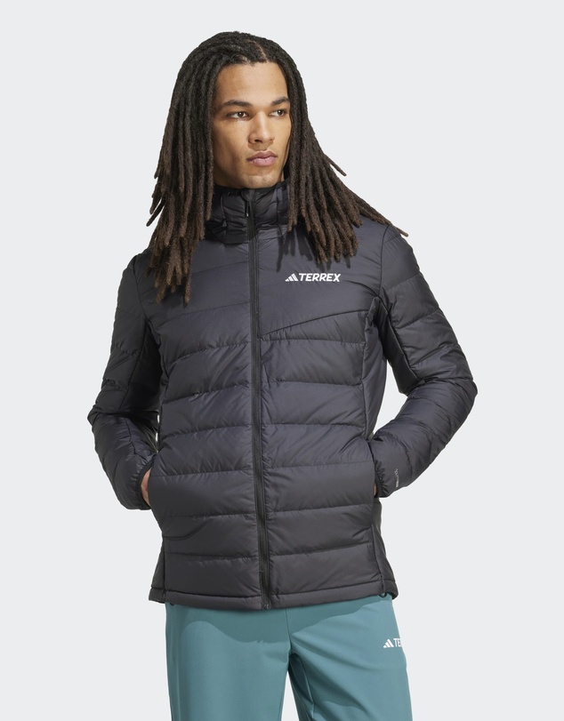 adidas Performance - Terrex Multi Light Down CLIMAWARM Hooded Puffer Jacket Mens