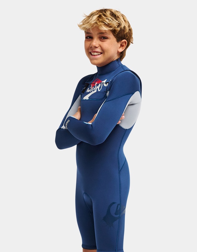 Quiksilver - Boys 8 to 16 Young Guns 2/2mm Long Sleeve Springsuit