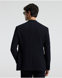 Calibre - Herringbone Jacquard Blazer Navy