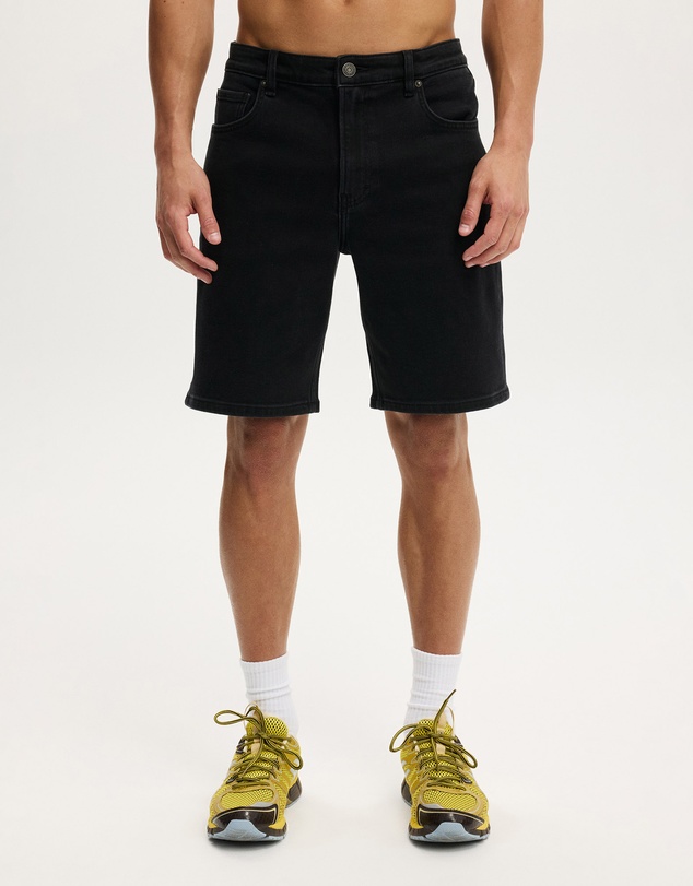 Cotton On - Loose Straight Denim Short