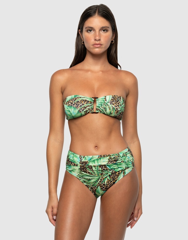 Nip Tuck Swim - Exotic Eden Brigitte Ruched Bikini Pant