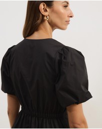 Atmos&Here - Cole Cotton Poplin Mini Dress