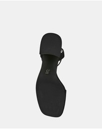 Steve Madden - Mercerr Black Suede Heels
