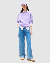 Tommy Jeans - Claire High Rise Wide Cargo Jeans