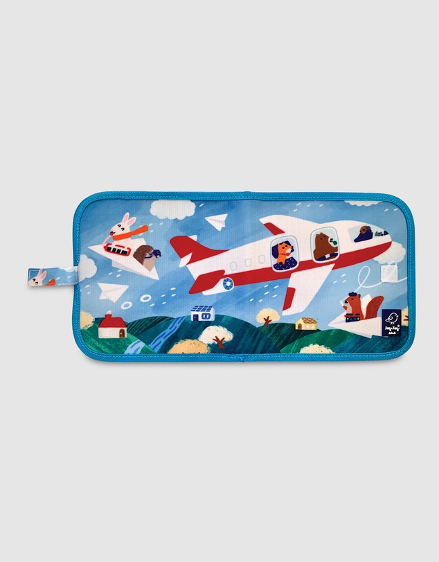 Jaq Jaq - Jaq Jaq Bird - Doodle It & Go Erasable Book - Jaq Jaq Bird & Friends  - Airplanes