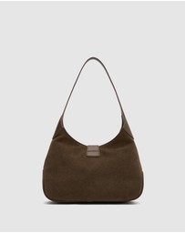 Nakedvice - The Amber Cocoa Suede Bag