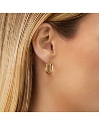 Michael Hill - 15mm Hoop Earrings in 10kt Yellow Gold